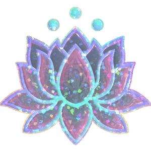 Sticker | Lotus (Glitter)
