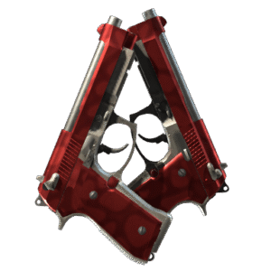 StatTrak™ Dual Berettas | Hemoglobin (Factory New)