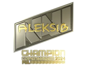 Sticker | Aleksib (Gold, Champion) | Copenhagen 2024