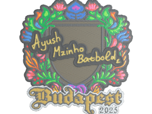 Sticker | mzinho (Embroidered) | Budapest 2025
