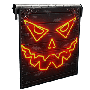 Neon Pumpkin Porta del garage